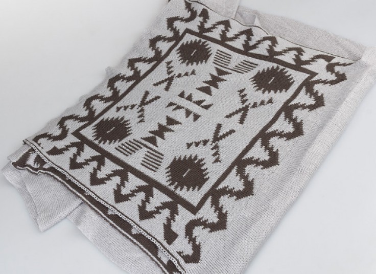 شال بافت زمستانی Geometric