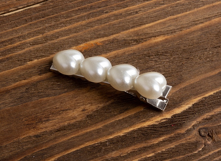 گیره مو انبری مرواریدی