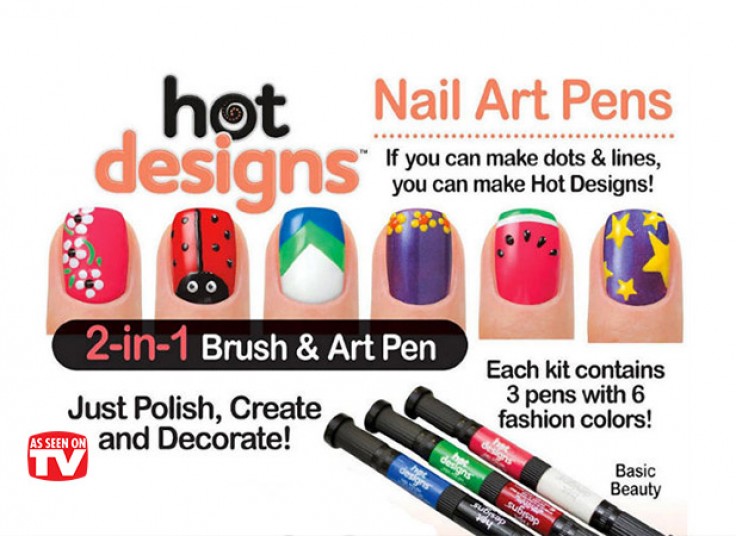 قلم طراحی ناخن Hot Design