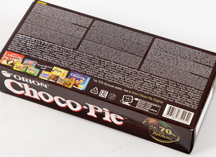 پک شش عددی کیک والس choco pie