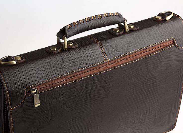 کیف اداری چرم طبیعی lezar