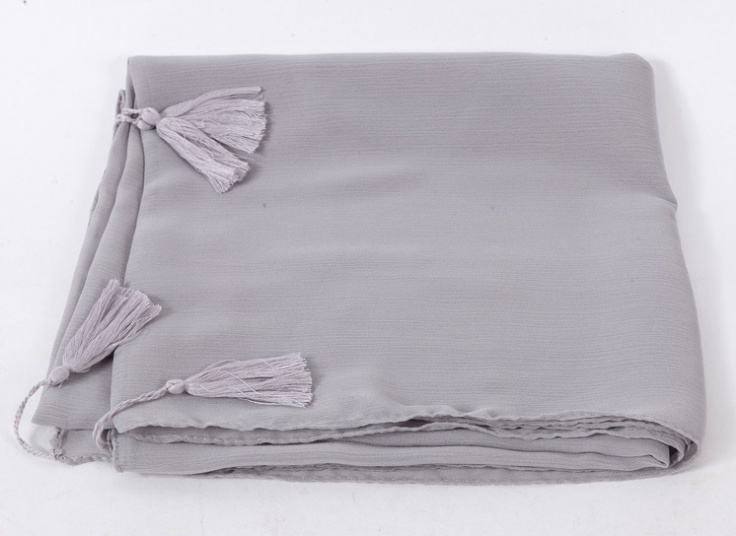 شال حریر ساده