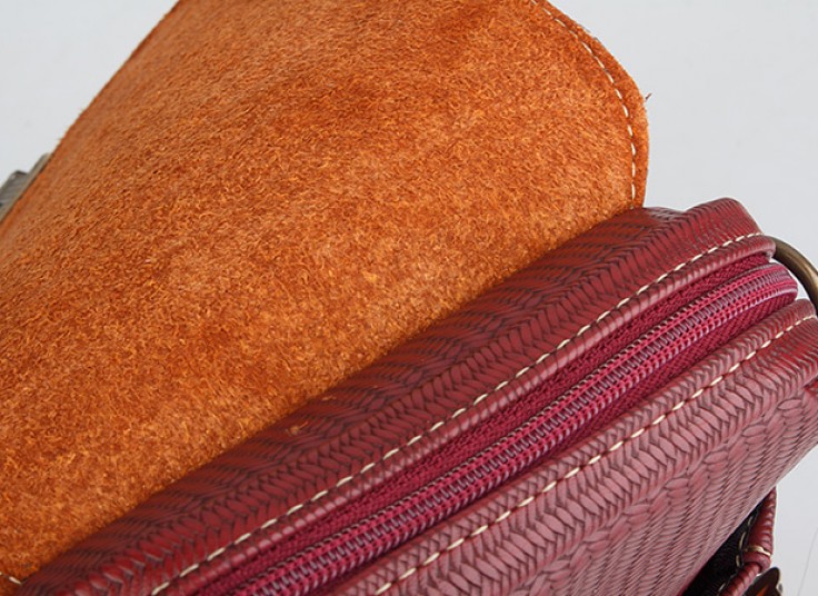 کیف کج چرمی