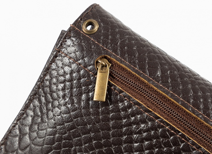 ست کیف و آینه چرم طبیعی