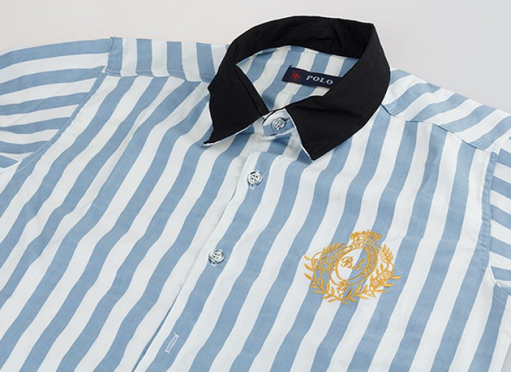 پیراهن راه راه مردانه طرح POLO