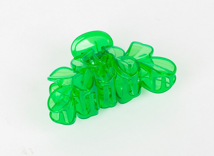 کلیپس مو شیشه‌ای طرح برگ