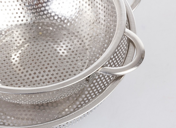 پکیج شش عددی آبکش استیل QINGQING