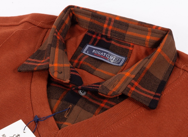پلیور یقه پیراهنی مردانه Rugatchi