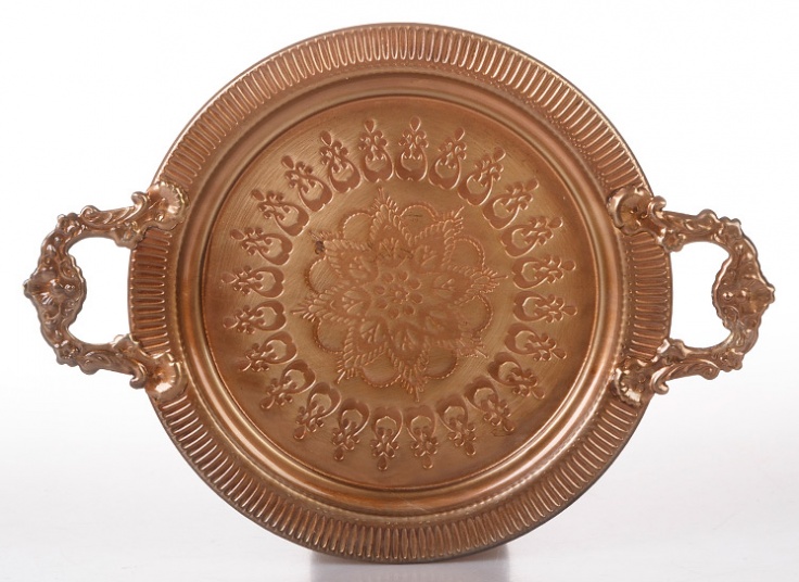 سینی فلزی دسته دار