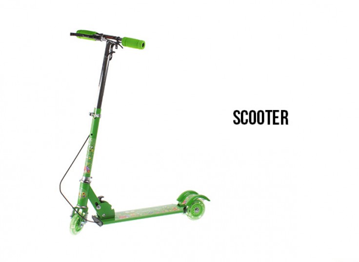 اسکوتر با چرخ چراغدار