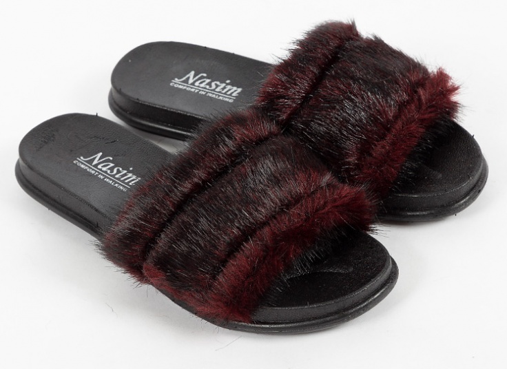 دمپایی خزدار زنانه Nasim