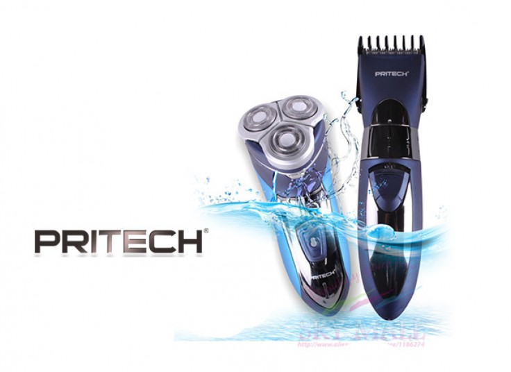 ست ماشین اصلاح دوبل PRITECH