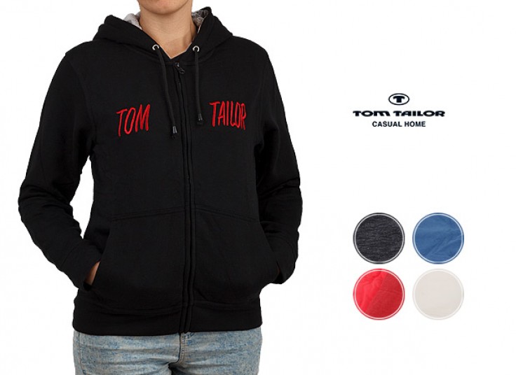 سویشرت کلاهدار زنانه طرح Tom tailor