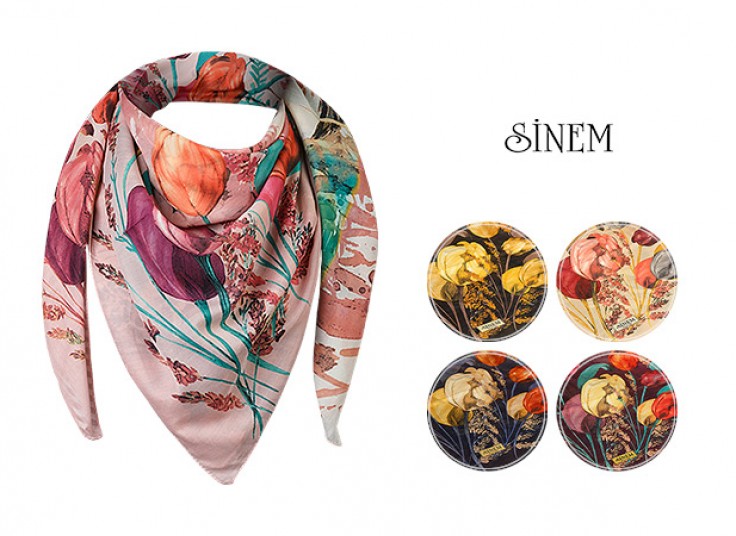 روسری Sinem مدل Spring
