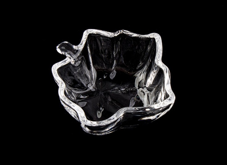 ترشی خوری و زیرلیوانی بلور