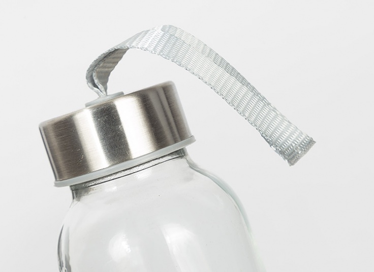 بطری شیشه ای درب دار