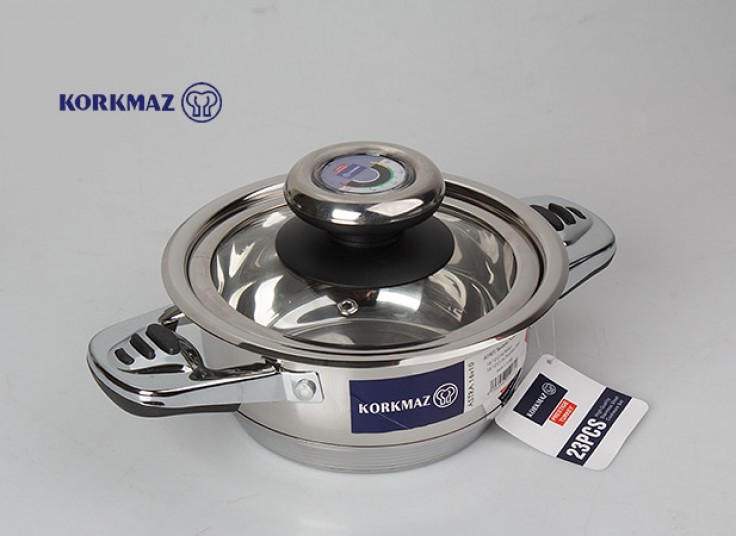 ست 23 پارچه استیل KORKMAZ