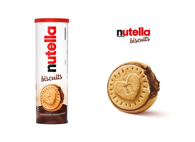 بیسکوییت کرمدار nutella