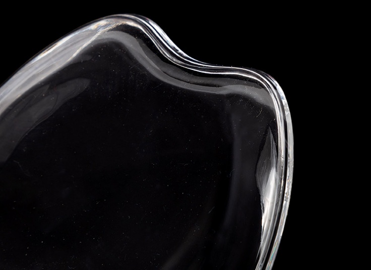 زیرلیوانی بلور طرح سیب