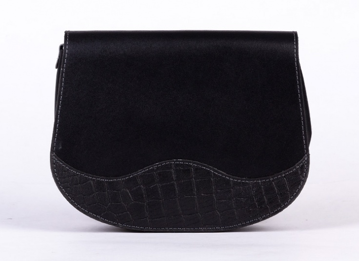 کیف دوشی چرم طبیعی زنانه Saddle