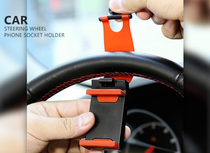 پایه نگهدارنده گوشی Car Steering Wheel
