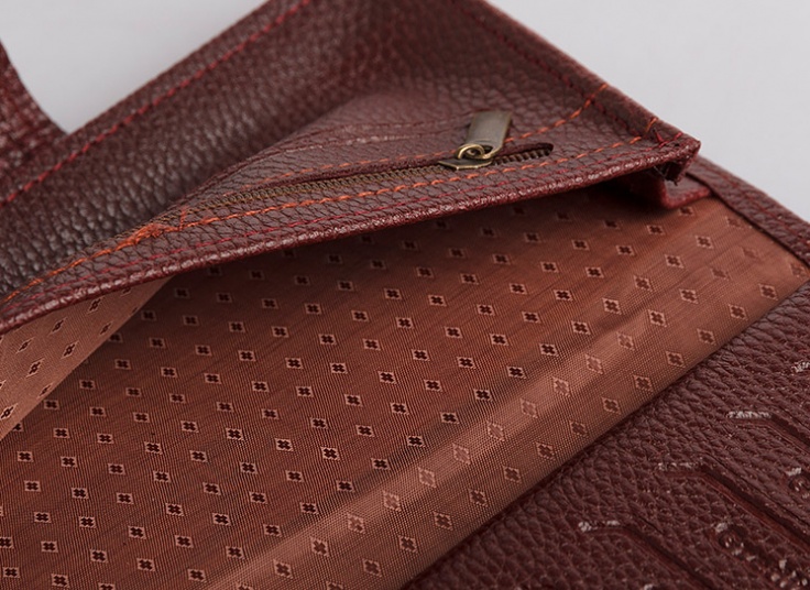 کیف پول پالتویی طرح Versace