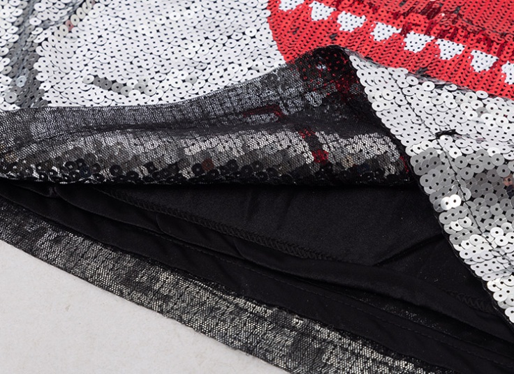 تیشرت پولکی زنانه