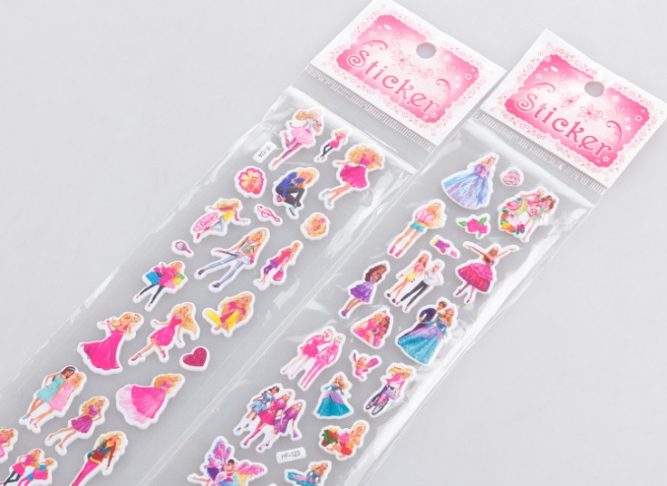 استیکر برجسته کارتونی