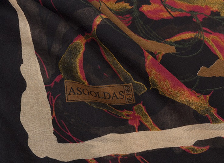 شال طرحدار ASGOLDAS