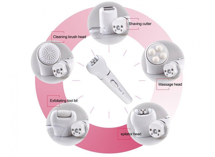 اپیلاتور 5کاره KEMEI