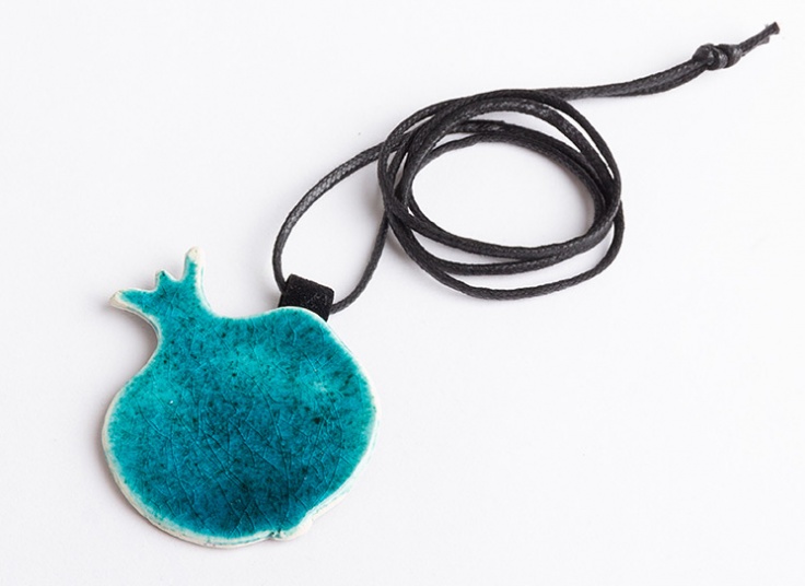 گردنبند انار سفالی