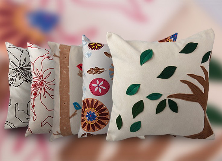 کاور کوسن طرح دار