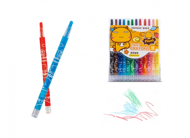 مداد شمعی پیچی dominic