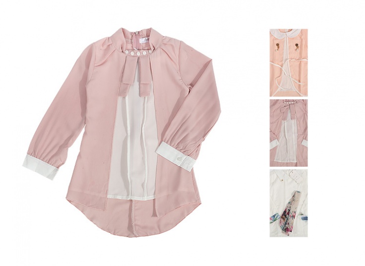 شومیز حریر دخترانه Guodi