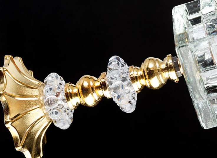 ست سه تایی شمعدان پایه دار