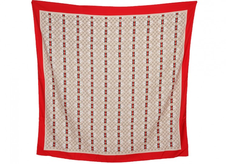 روسری ساتن ابریشم قواره دار Multi Brand