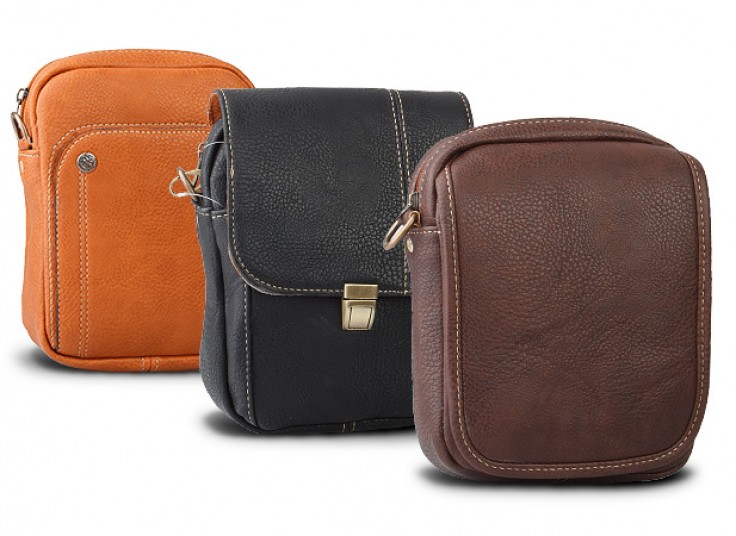 کیف کج چرمی