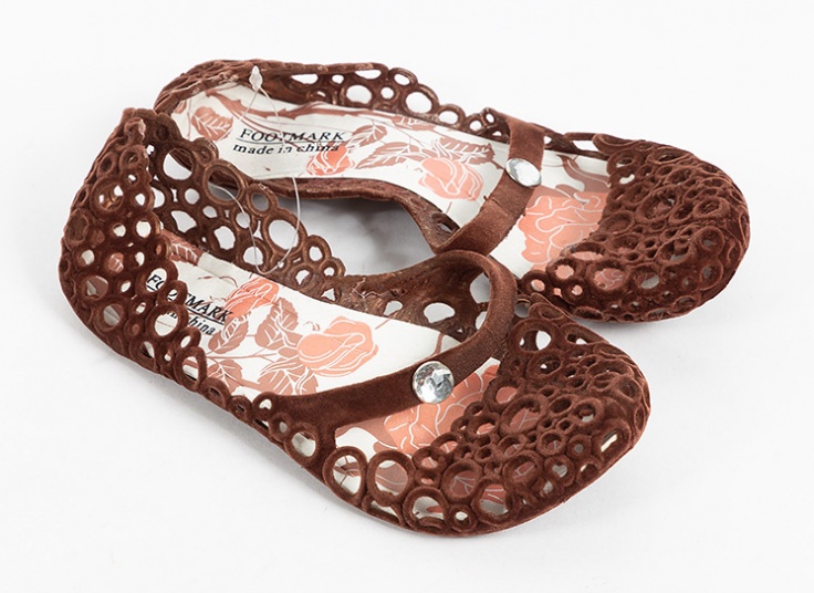 کفش دخترانه روفرشی مخملی