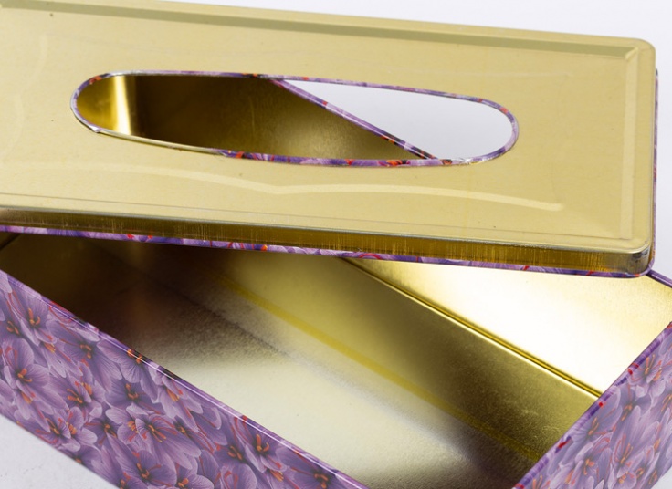 جای دستمال کاغذی فلزی