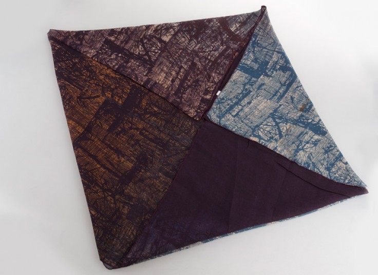 شال نخی دو رنگ