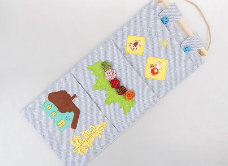 آویز پارچه ای لوازم کودک