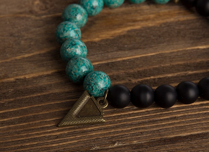 دستبند مهره ای اونیکس