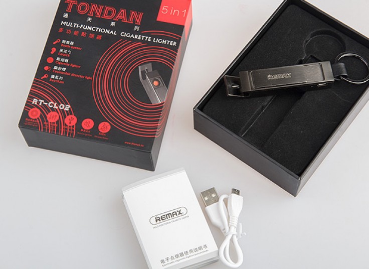 ست دربازکن جاکلیدی و فندک ریمکس مدل RT-CL02