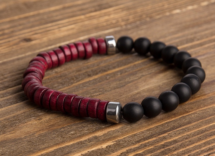 دستبند مهره ای اونیکس