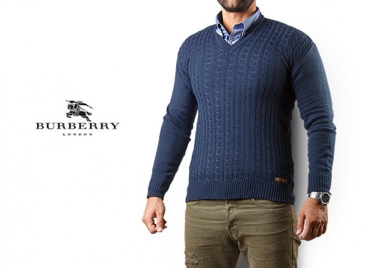 پلیور مردانه یقه هفت BURBERRY