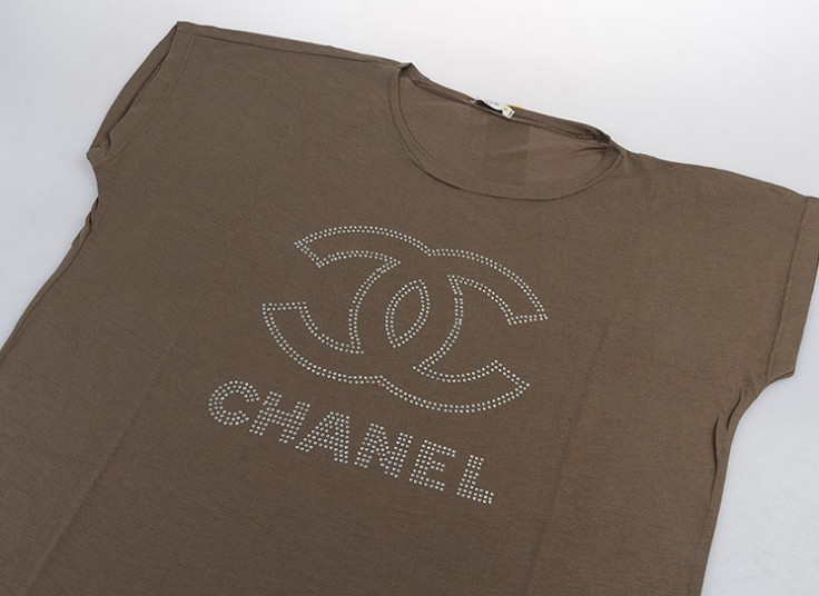 تیشرت زنانه سایز بزرگ طرح CHANEL