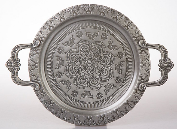 سینی فلزی طرح برجسته