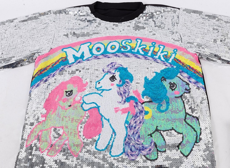 تیشرت پولکی زنانه