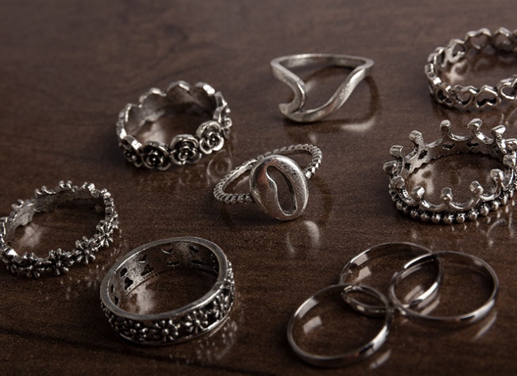 پکیج یازده عددی انگشتر variant