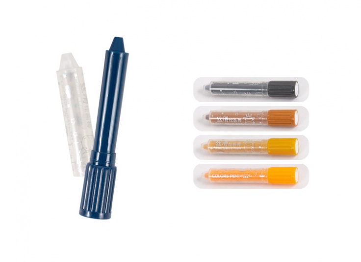 مداد شمعی مدل غلاف چرخشی